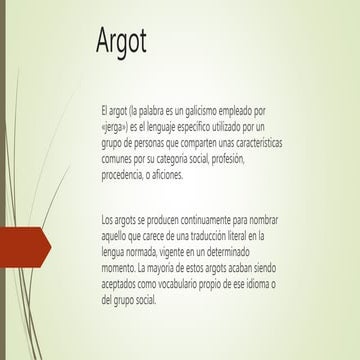 Argot