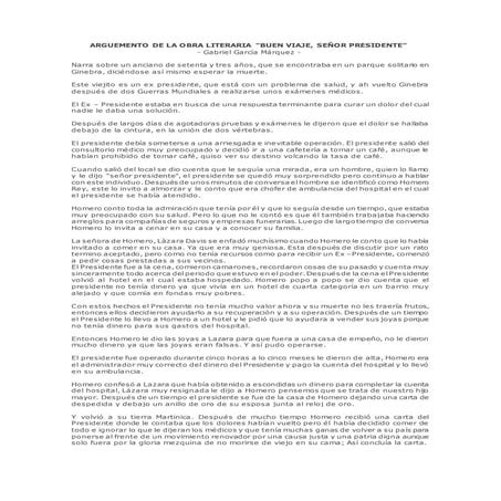 Arguemento de la obra literaria