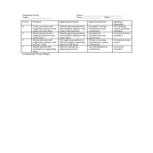 Argument | PDF