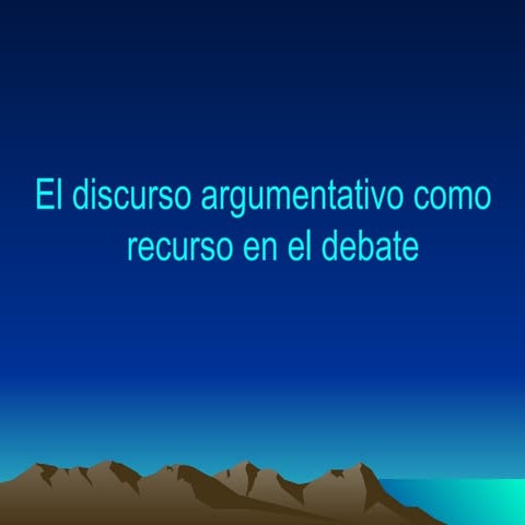 Argumentación