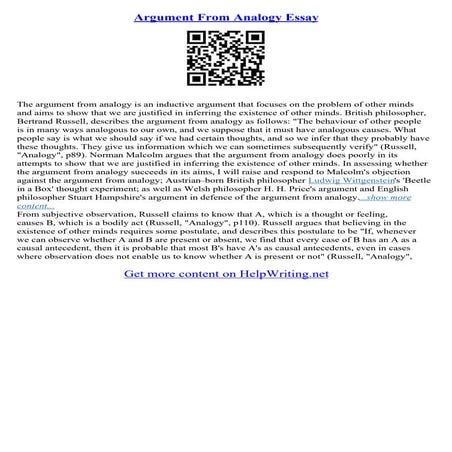 Admission Essay Example | PDF