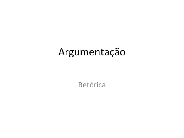 Argumentação