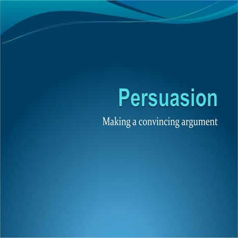 Argumentation