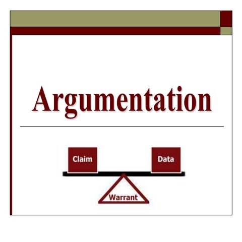 Argumentation claims