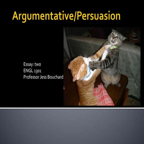 Argumentative