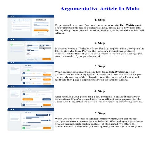 Argumentative Article In Mala
