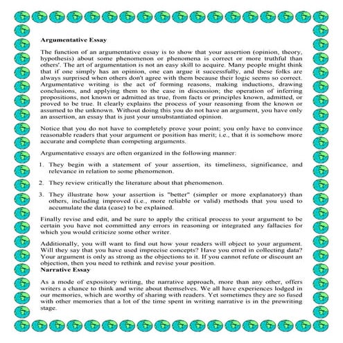Argumentative Essay