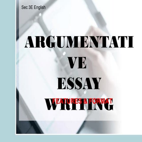 Argumentative essay