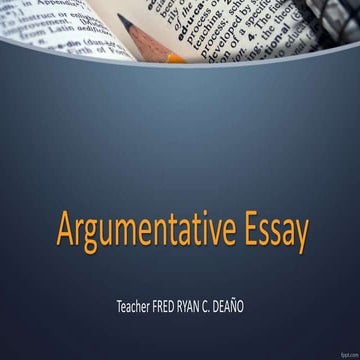 Argumentative Essay.pptx