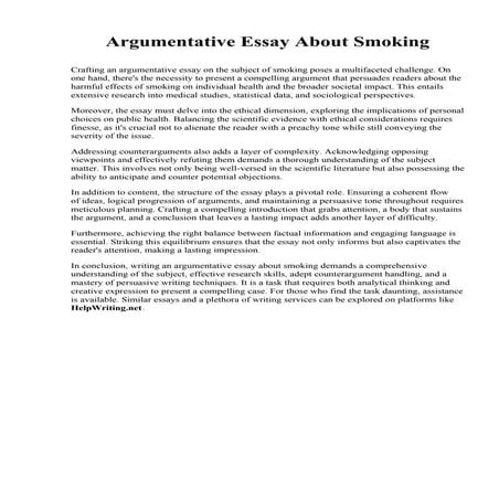 Argumentative Essay About Smoking.pdf