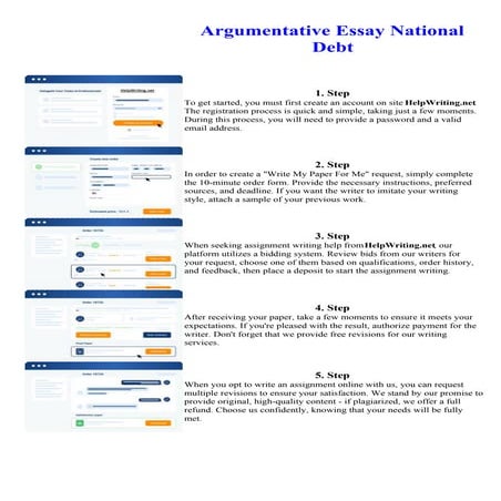 Argumentative Essay National Debt