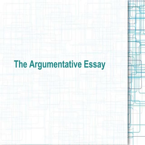 argumentative essay ppt. English Third Grading