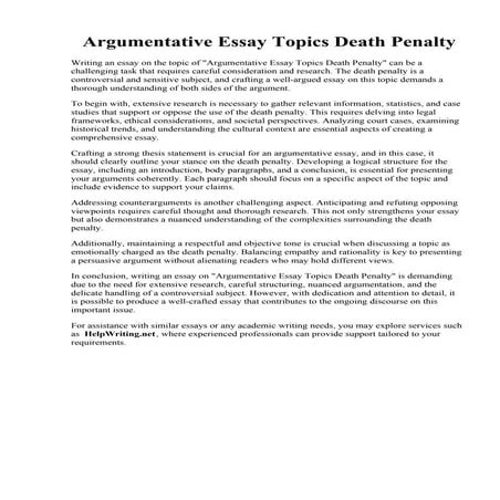 Argumentative Essay Topics Death Penalty.pdf