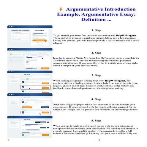 Argumentative Introduction Example. Argumentative Essay Definition