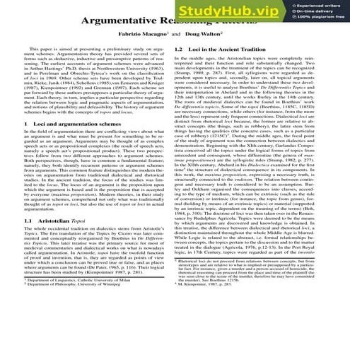 A Theory Of Presumption For Everyday Argumentation | PDF