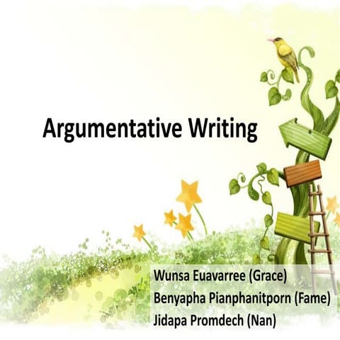 Argumentative writing Guide