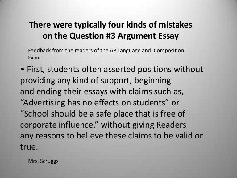examples of an argumentative essay