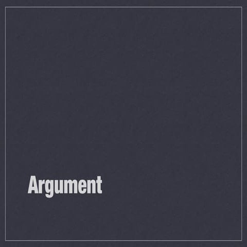 Argument in academic writing