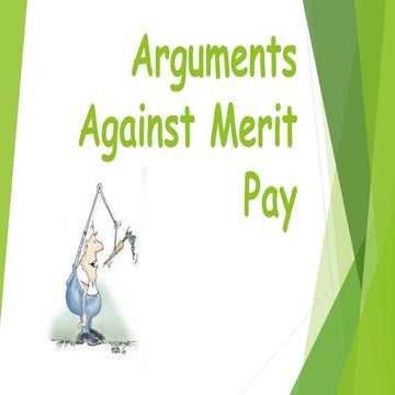 Arguments Against Merit Pay