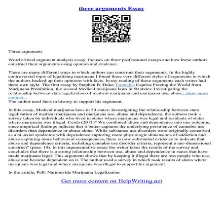 Argumentative Synthesis | PPT