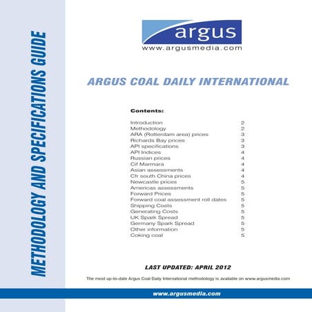 Argus coal dailyint