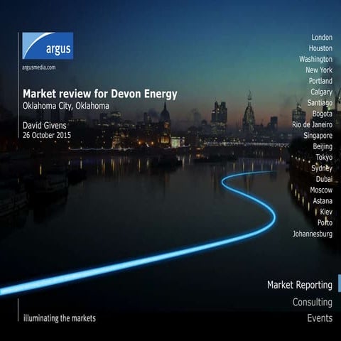 David Givens presentation to Devon Energy October 2015 | PPTX