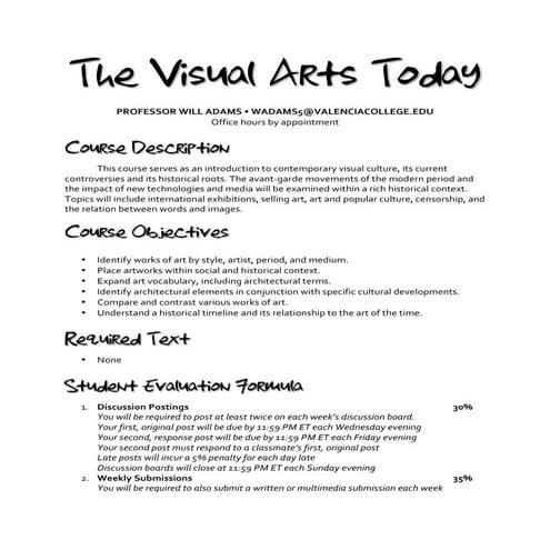 Arh1000 sm2015 syllabus