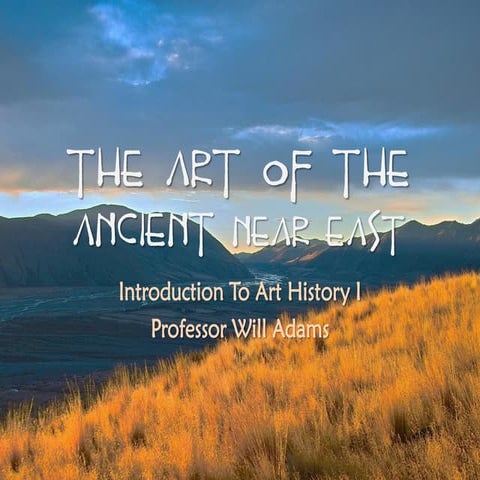 The Art Of The Ancient Near East