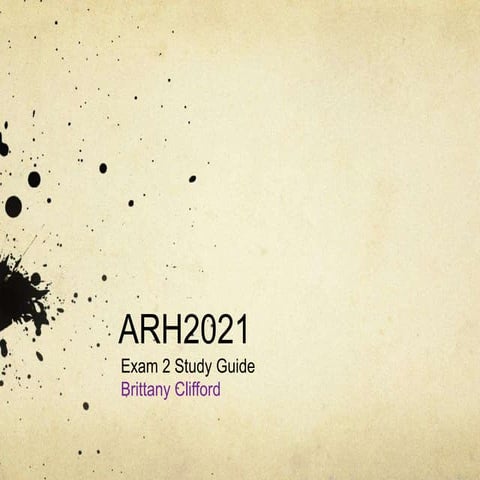 ARH2051exam2