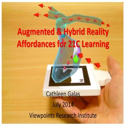 Augmented Reality and Hybrid Reality Affordances for Education