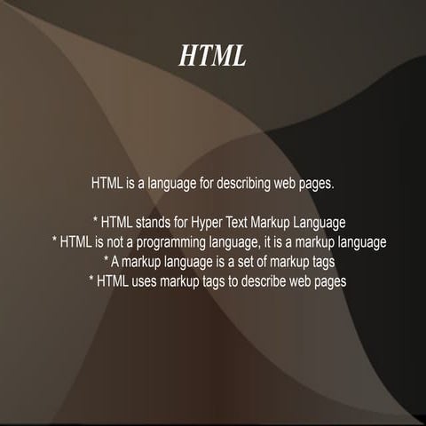 HTML