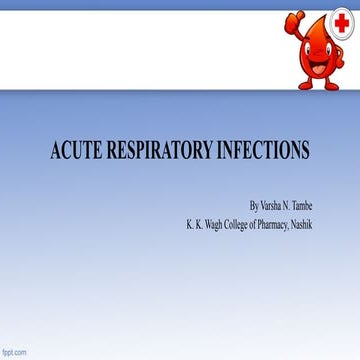 National Acute Respiratory Infection Programme | PPTX