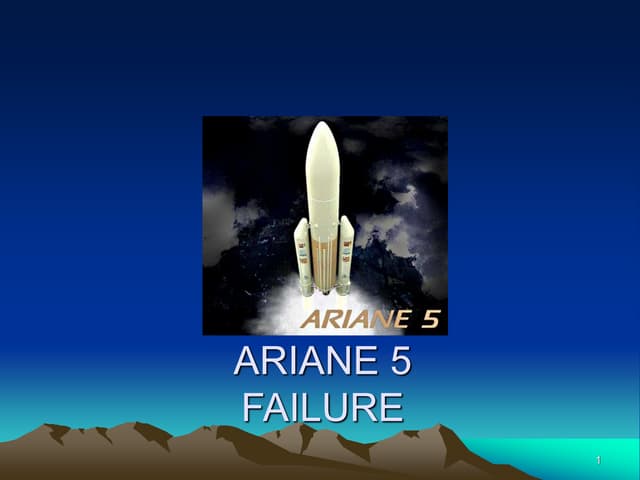 Ariane 5 failure