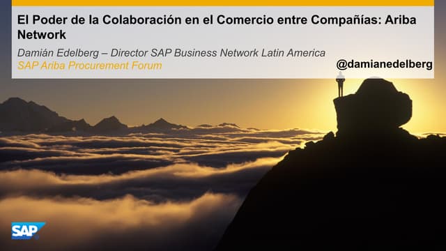 Ariba Network_El Poder de la Colaboración en el Comercio entre Compañías