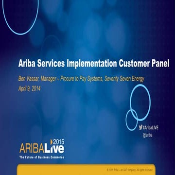 Ariba Services Implementation Customer Panel