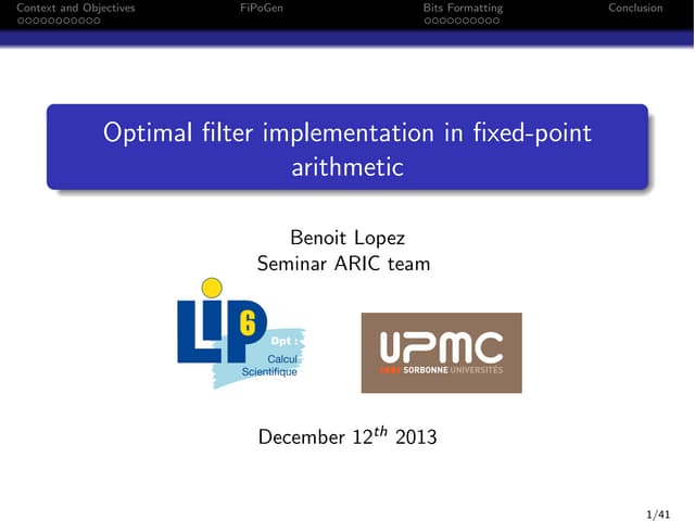 ARIC Team Seminar