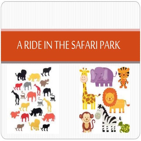 A ride in the safari park