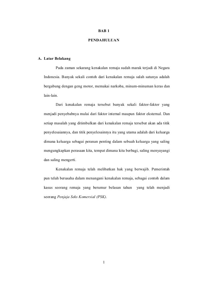 Makalah Kenakalan Remaja Minuman Keras Contoh Makalah