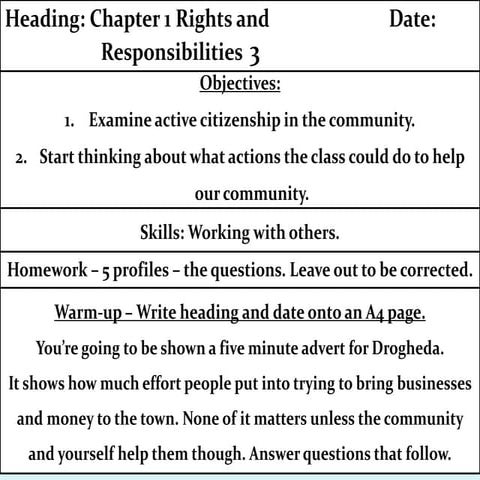 Rights and Responsibilities 3