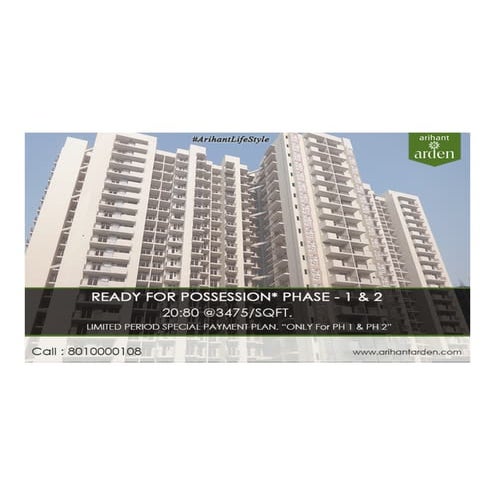 Arihant Arden Properties in Greater Noida West