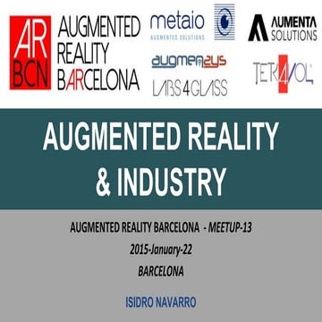 Augmented Reality & Industry