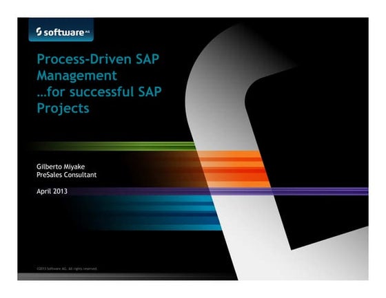 Process-Driven SAP Management for successful SAP Projects
