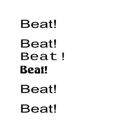 Fonts - Beat 