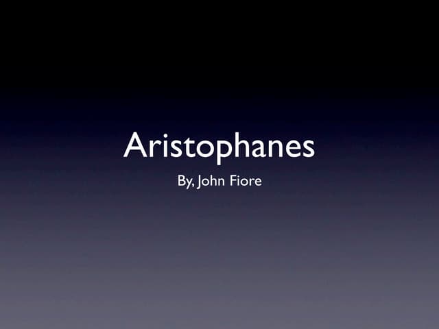 Aristophanes