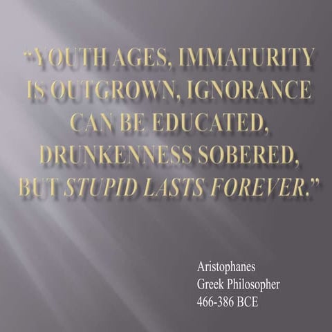 Aristophanes Quote