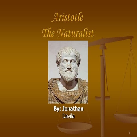 Aristotle The Naturalist