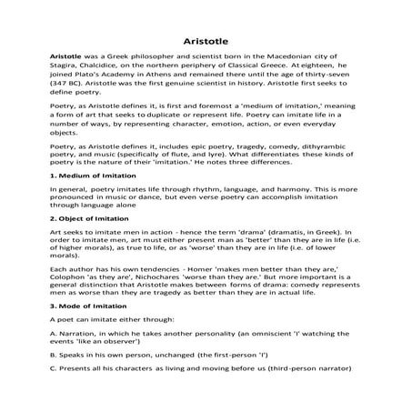 Aristotle