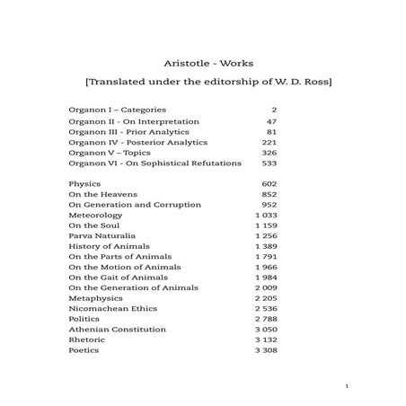 Aristotle organoncollectedworks