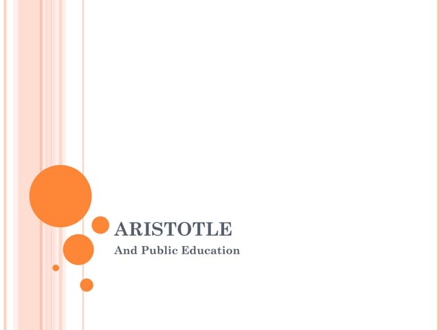 Aristotle presentation