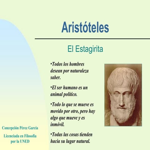 Aristóteles.
